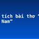 Phân tích bài thơ “Tre Việt Nam”