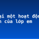 Kể lại một hoạt động từ thiện của lớp em