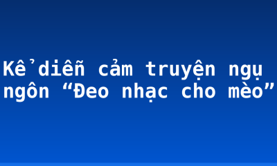 Kể diễn cảm truyện ngụ ngôn “Đeo nhạc cho mèo”