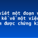 Hãy viết một đoạn văn ngắn kể về một việc tốt mà em được chứng kiến