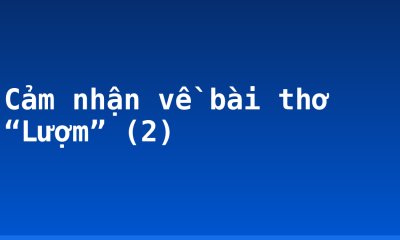 Cảm nhận về bài thơ “Lượm” (2)
