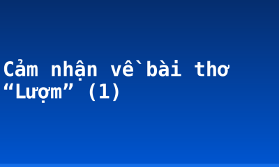 Cảm nhận về bài thơ “Lượm” (1)