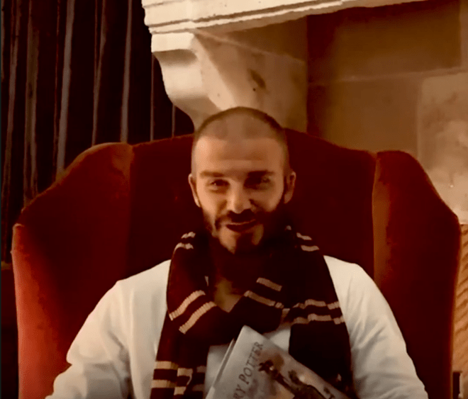 Daniel Radcliffe, David Beckham doc ‘Harry Potter’ phien ban moi hinh anh 2 Anh_chup_Man_hinh_2020_05_06_luc_11.26.35.png