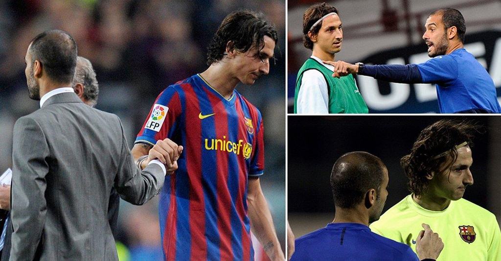 Ngay Messi day Ibrahimovic vao bong toi hinh anh 3 Zlatan_Ibrahimovic_Pep_Guardiola.jpg