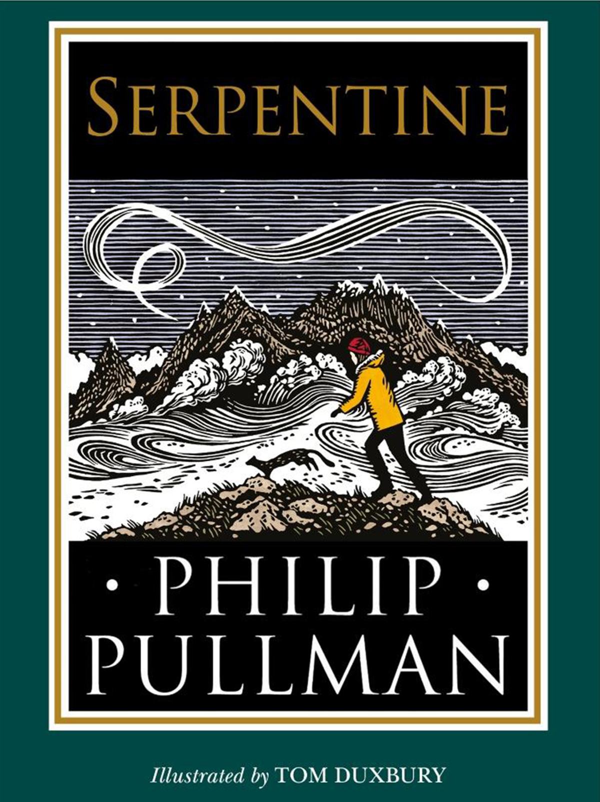 Tiểu thuyết ngắn Serpentine, họa sĩ Tom Duxbury minh họa cho quyển sách. Nữ chủ nhân tượng vàng Oscar 2019 Olivia Colman thu âm phiên bản sách nói.  Ảnh: waterstones.