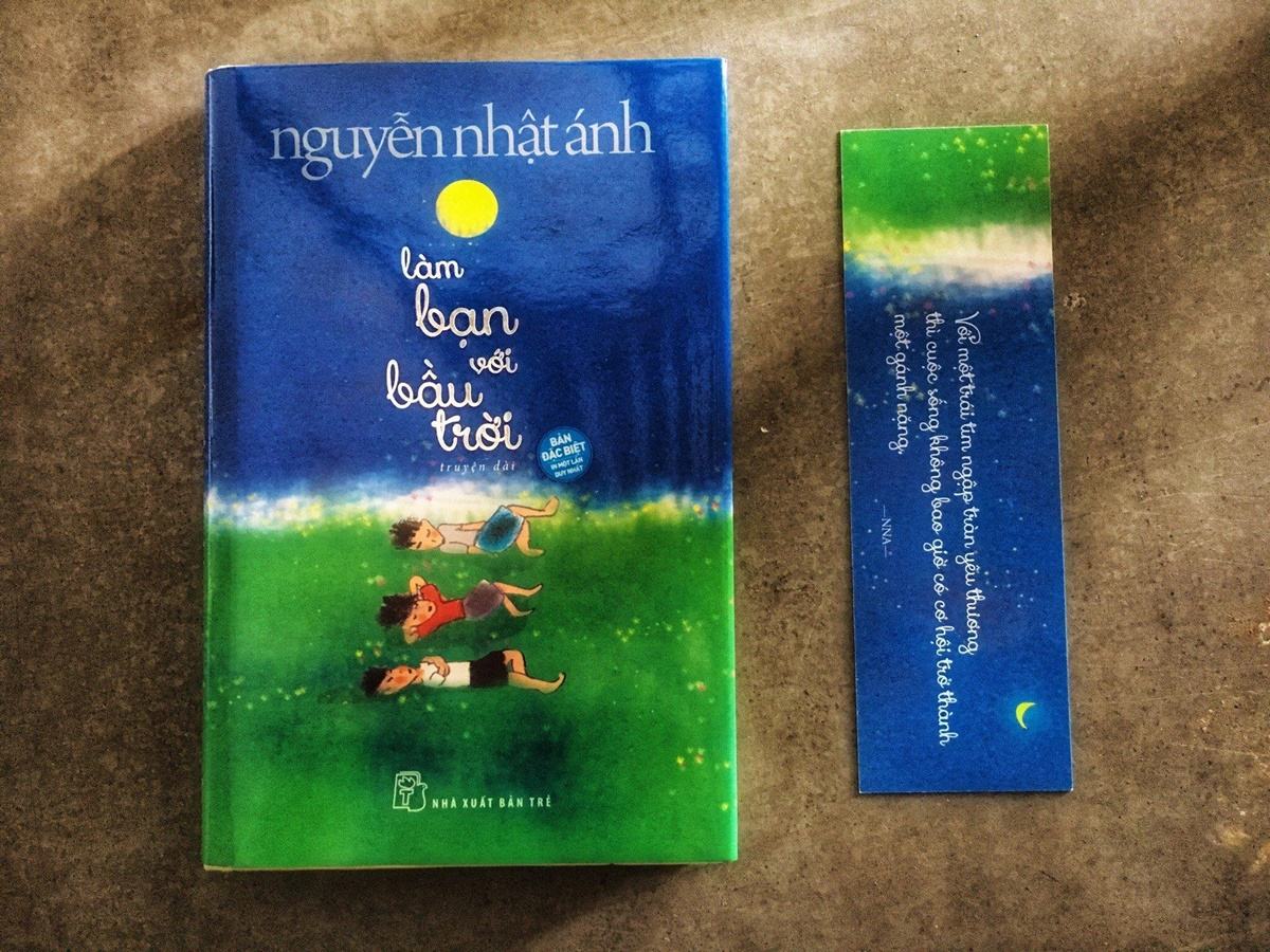 Truyện dài Làm bạn với bầu trời của Nguyễn Nhật Ánh. Ảnh: Nhà xuất bản trẻ.