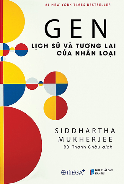 Bìa sách Gen: Lịch sử và tương lai nhân loại. Ảnh: Omega.