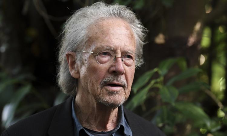 Nhà văn Peter Handke. Ảnh: AFP.