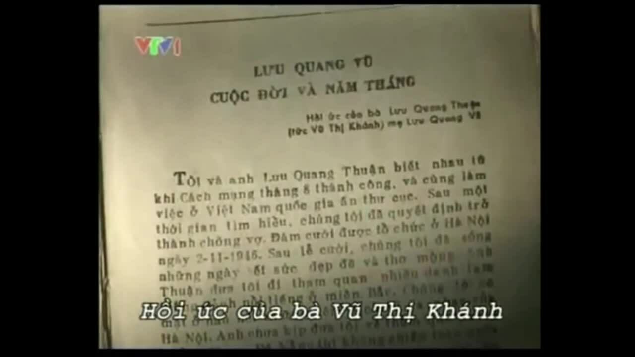 Phim tài liệu Lưu Quang Vũ