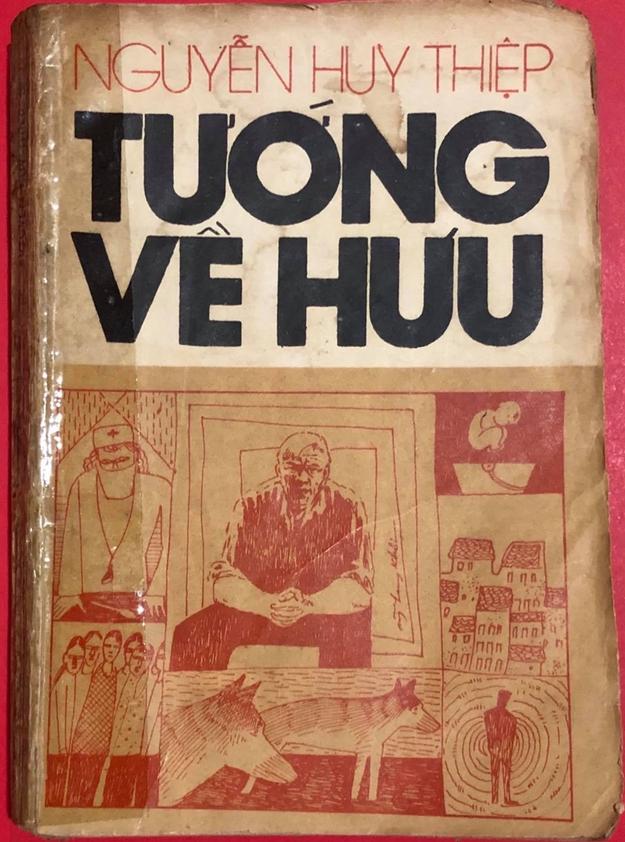 Bìa bản in đầu tiên của Tướng về hưu. Ảnh: Facebook Truong Huy San.