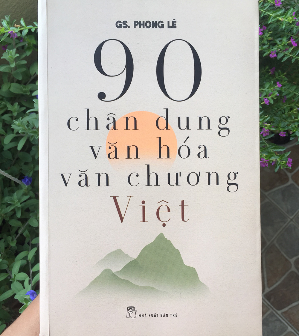 Bìa sách 90 chân dung văn hóa, văn chương Việt của giáo sư Phong Lê. Ảnh: NXB Trẻ.