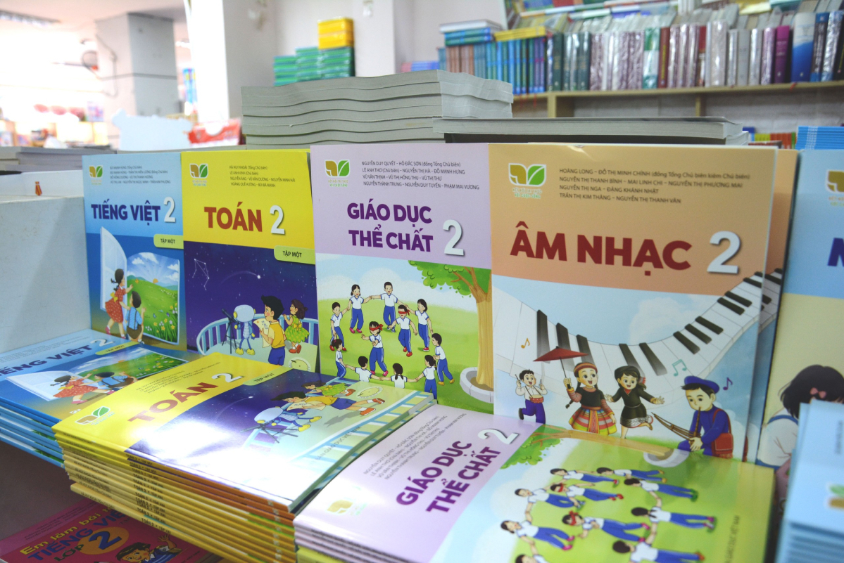 Sách giáo khoa lớp 2 được sử dụng trong năm học 2021-2022. Ảnh: Nhà xuất bản Giáo dục Việt Nam