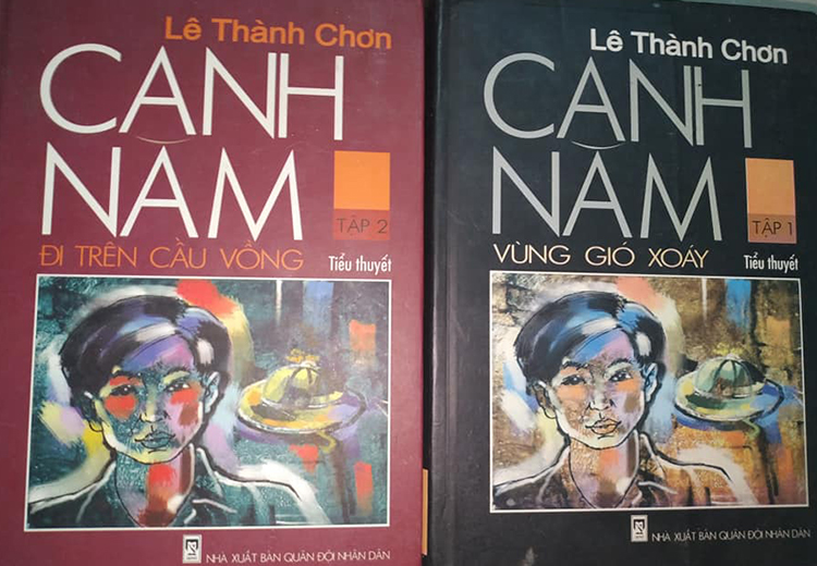 Bộ tiểu thuyết Canh năm của Lê Thành Chơn. Ảnh: Tủ sách cũ