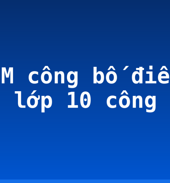 TP HCM công bố điểm chuẩn lớp 10 công lập